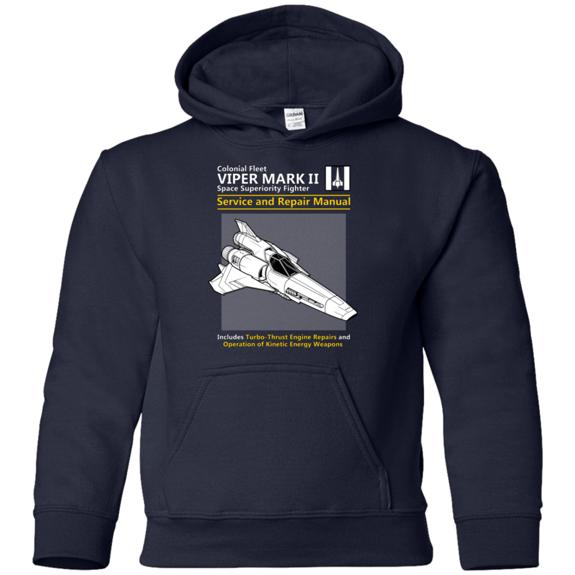 Sweatshirts Navy / YS VIPER SERVICE AND REPAIR MANUAL Youth Hoodie