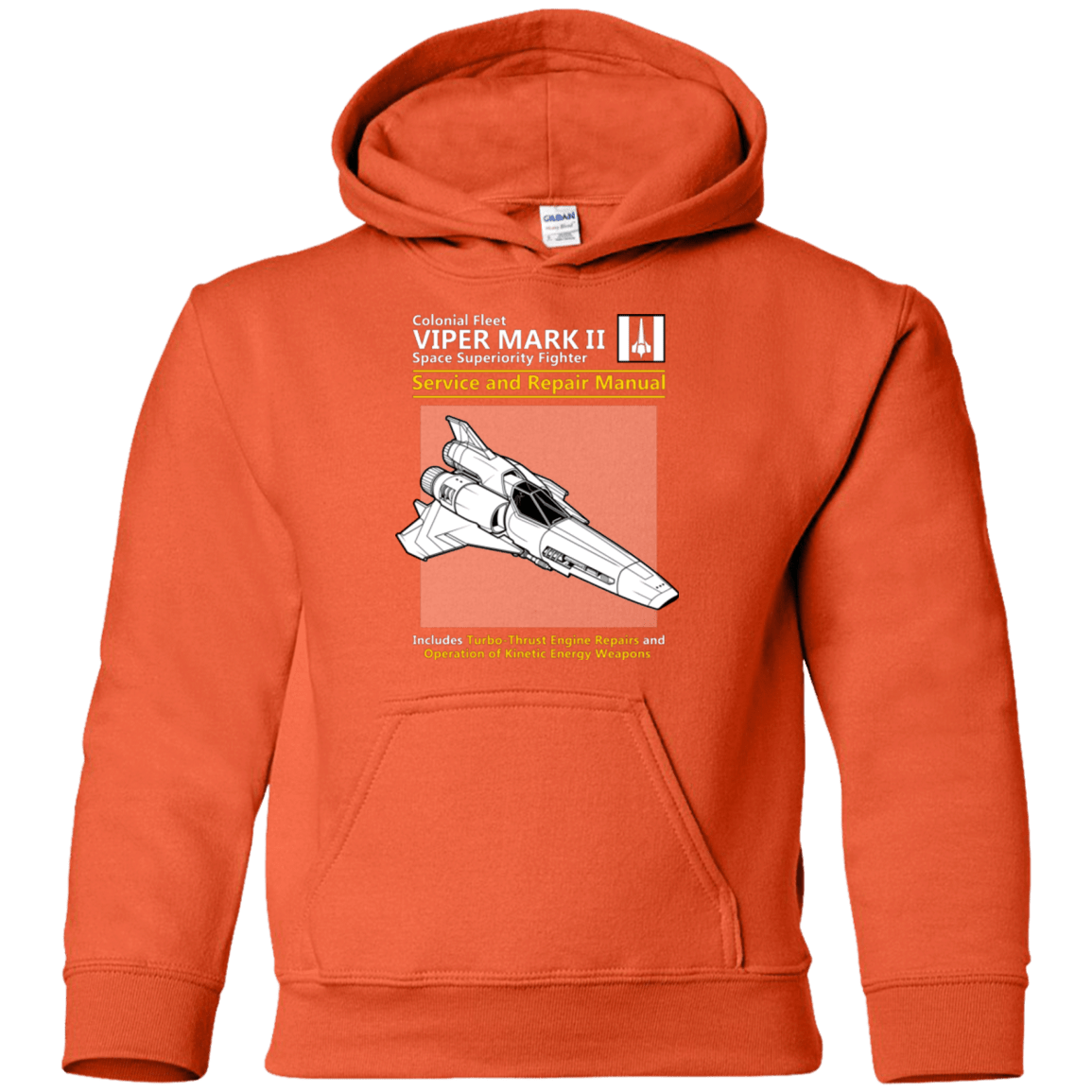 Sweatshirts Orange / YS VIPER SERVICE AND REPAIR MANUAL Youth Hoodie