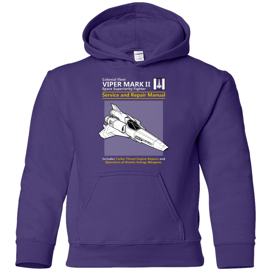 Sweatshirts Purple / YS VIPER SERVICE AND REPAIR MANUAL Youth Hoodie