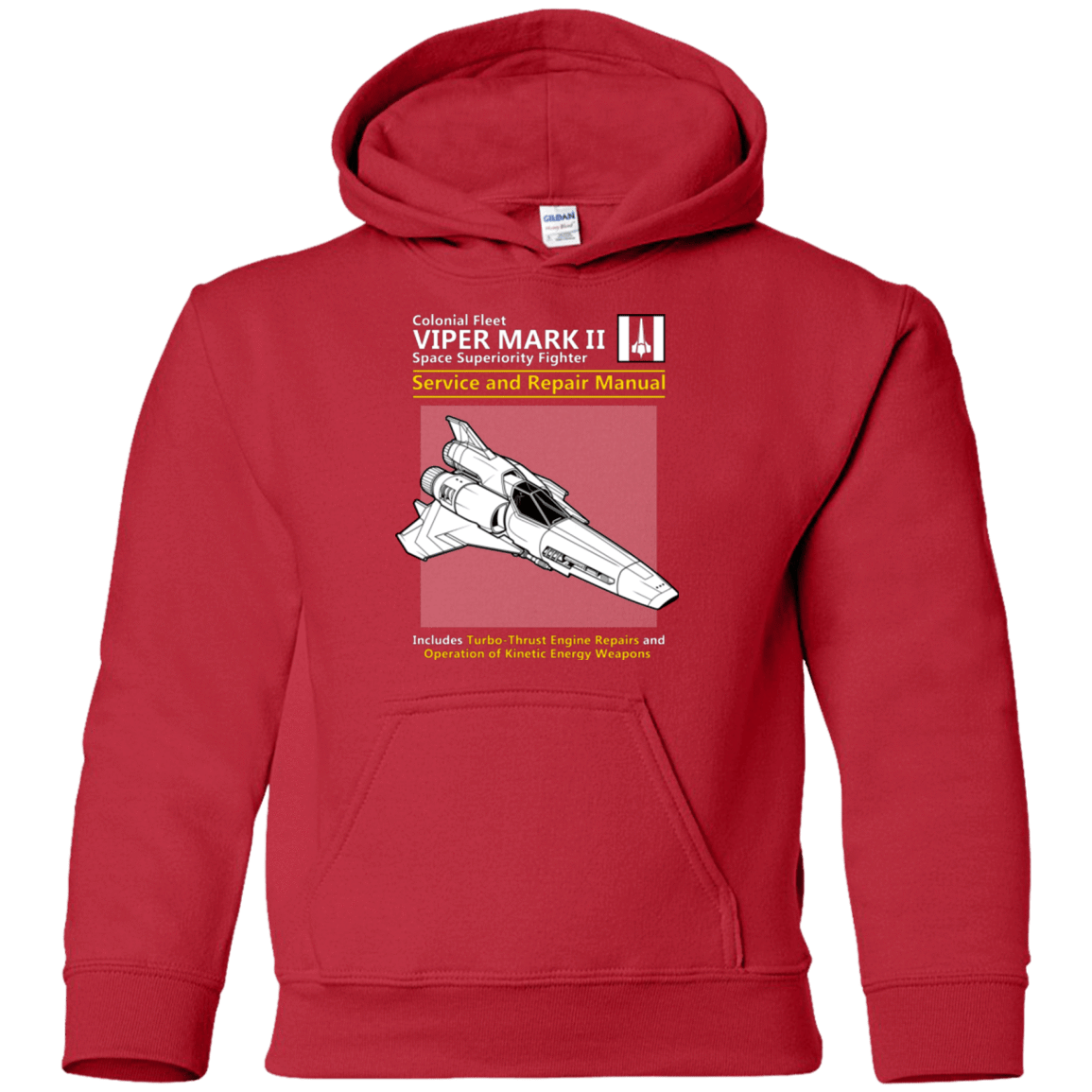 Sweatshirts Red / YS VIPER SERVICE AND REPAIR MANUAL Youth Hoodie