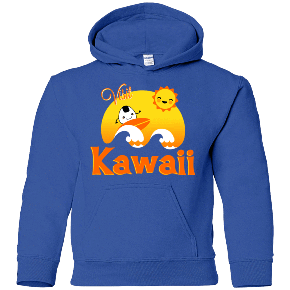 Sweatshirts Royal / YS Visit Kawaii Youth Hoodie