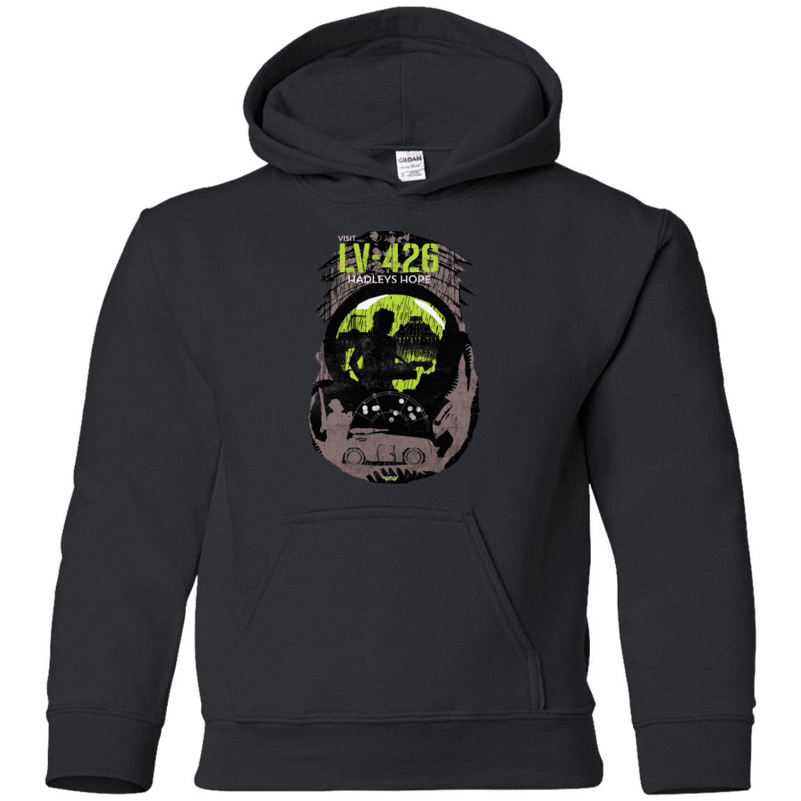 Sweatshirts Black / YS Visit LV-426 Youth Hoodie