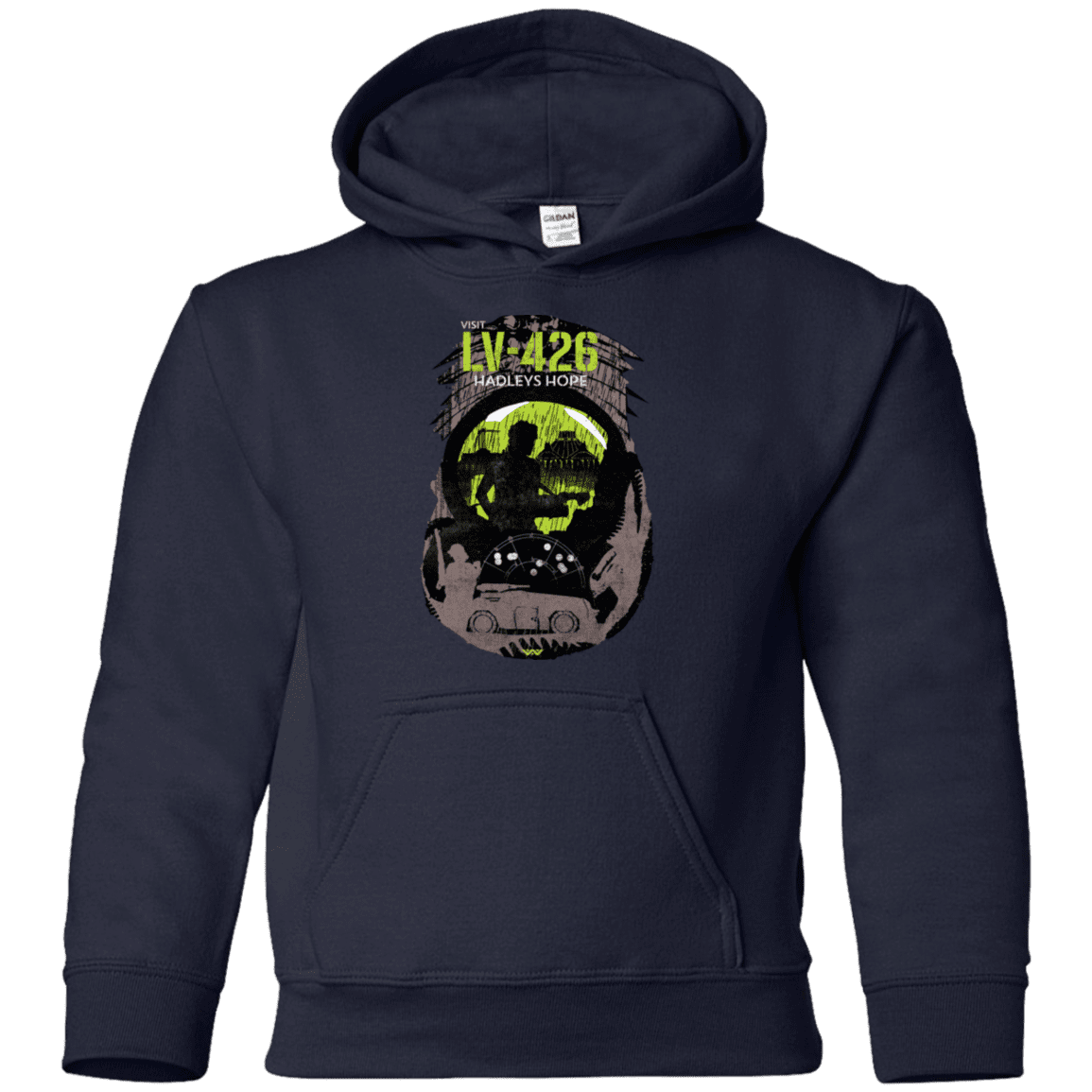 Sweatshirts Navy / YS Visit LV-426 Youth Hoodie