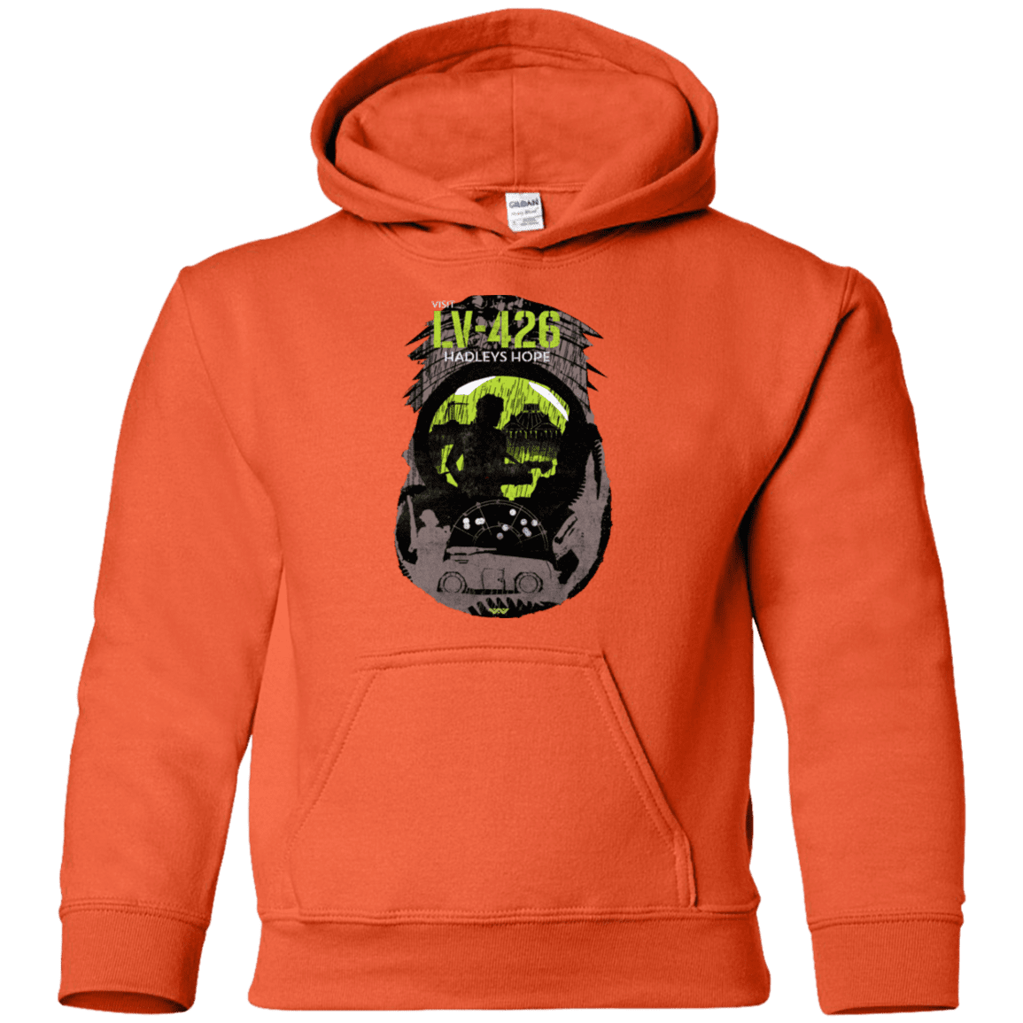 Sweatshirts Orange / YS Visit LV-426 Youth Hoodie
