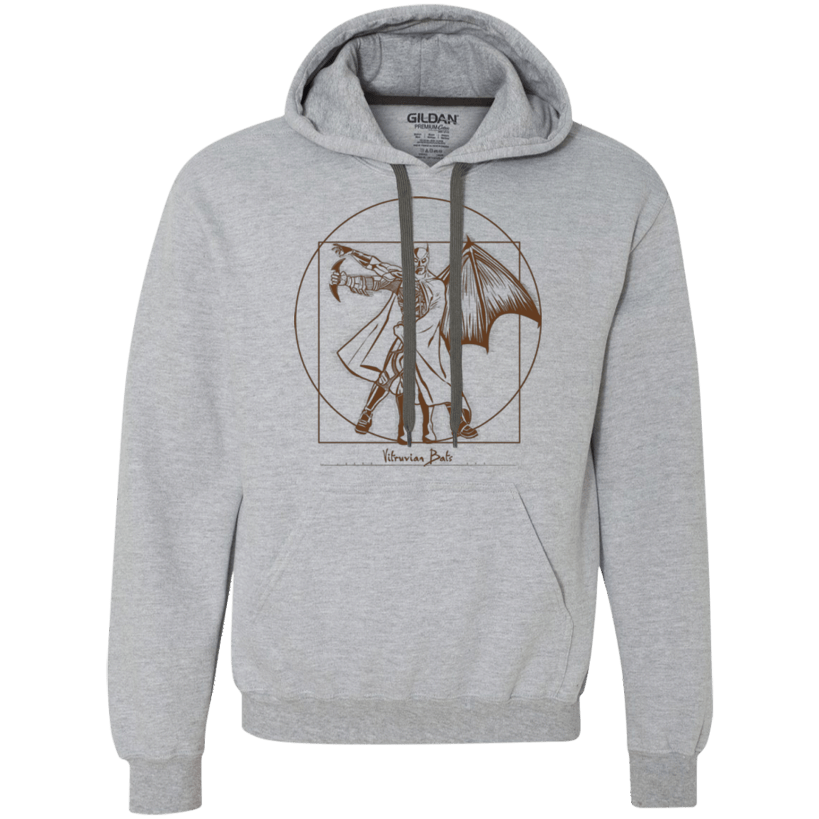 Sweatshirts Sport Grey / Small Vitruvian Bats Premium Fleece Hoodie