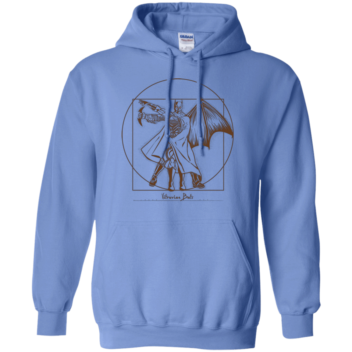 Sweatshirts Carolina Blue / Small Vitruvian Bats Pullover Hoodie