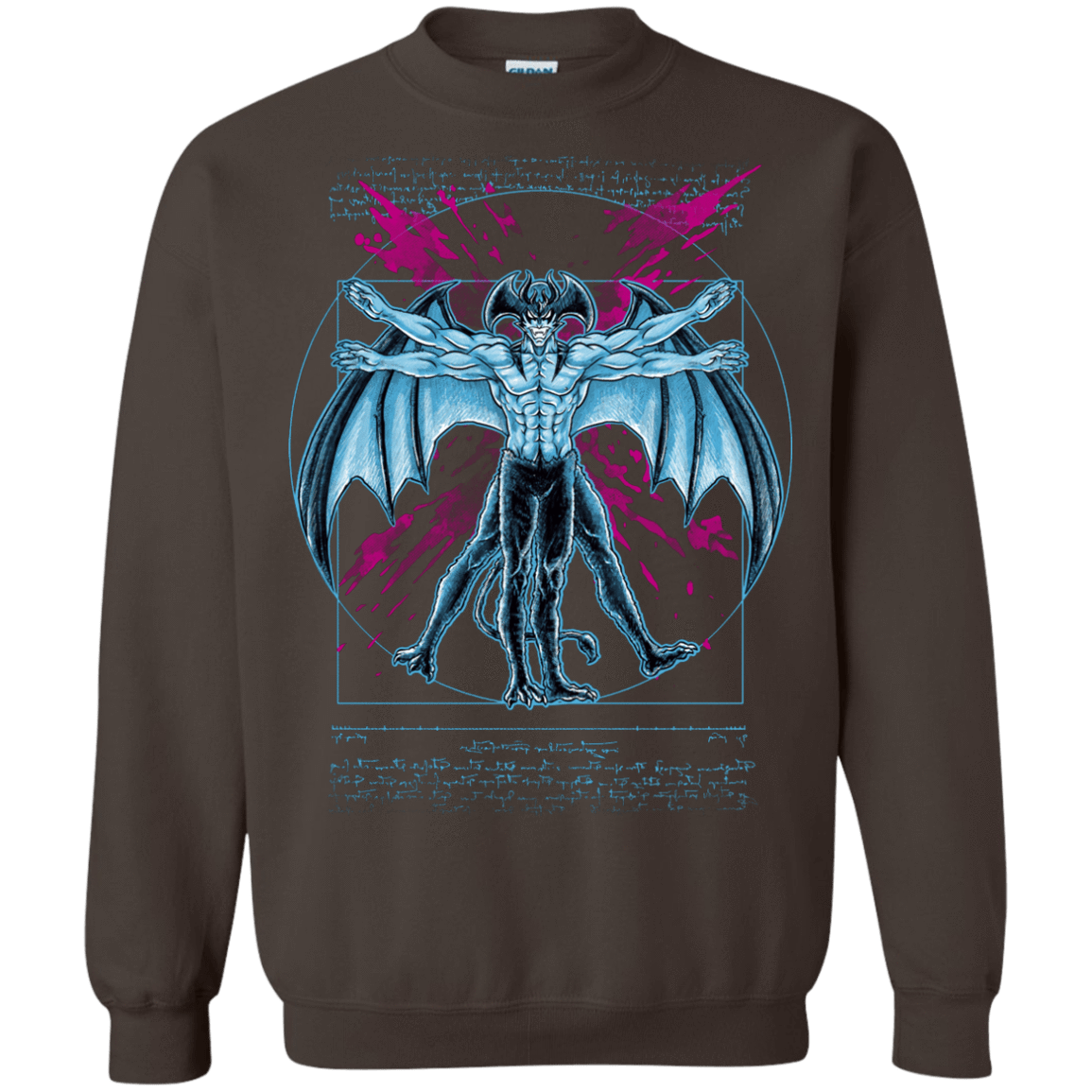 Sweatshirts Dark Chocolate / S Vitruvian Devil Crewneck Sweatshirt