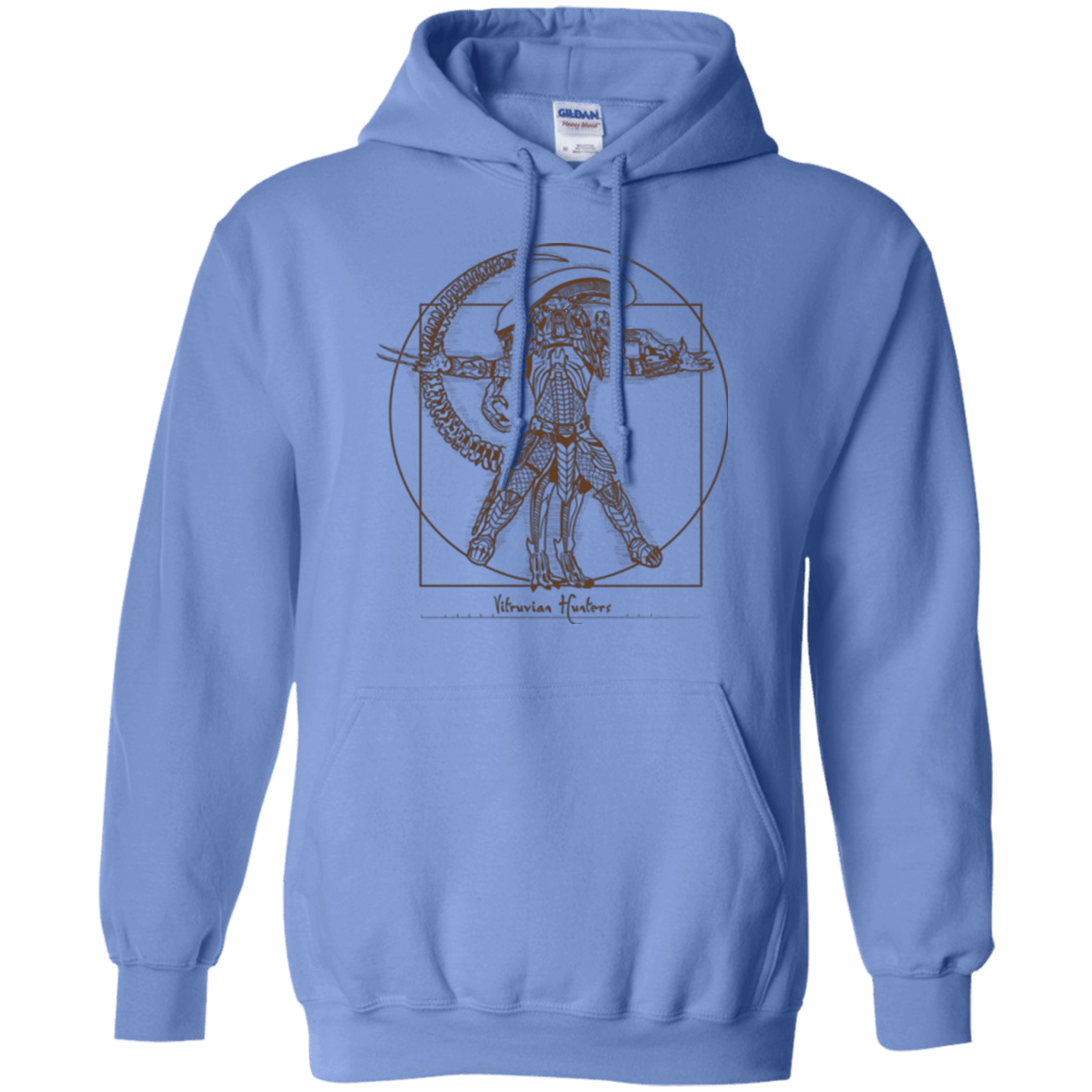 Sweatshirts Carolina Blue / Small Vitruvian Hunters Pullover Hoodie