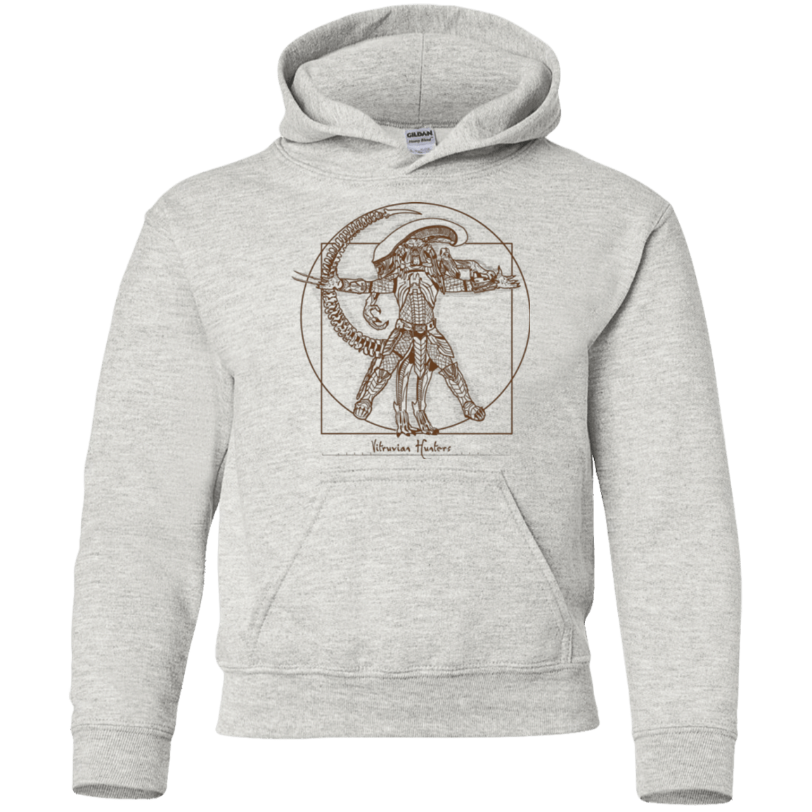 Sweatshirts Ash / YS Vitruvian Hunters Youth Hoodie