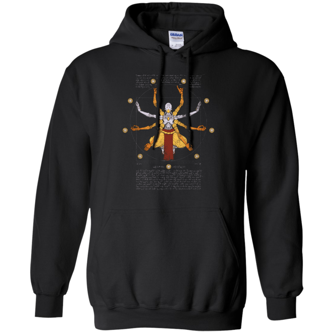 Sweatshirts Black / Small Vitruvian Omnic Pullover Hoodie