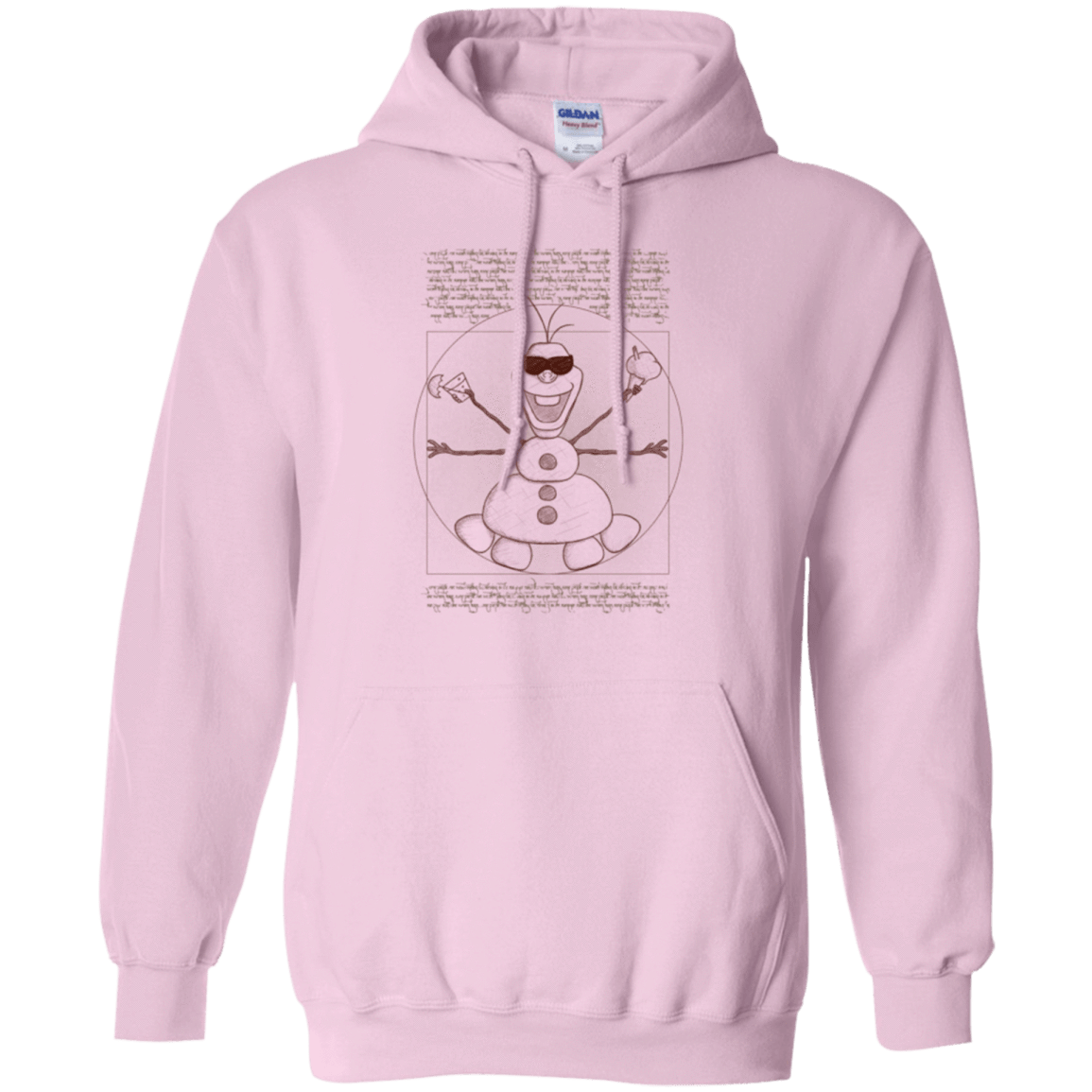 Sweatshirts Light Pink / Small Vitruvian Summer Pullover Hoodie