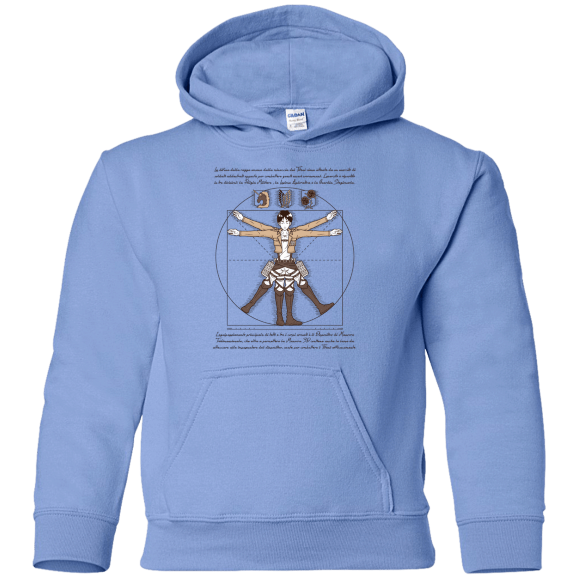 Sweatshirts Carolina Blue / YS VITRUVIAN TRAINEE Youth Hoodie