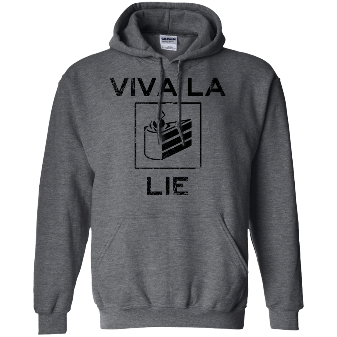 Sweatshirts Dark Heather / S Viva La Lie Pullover Hoodie