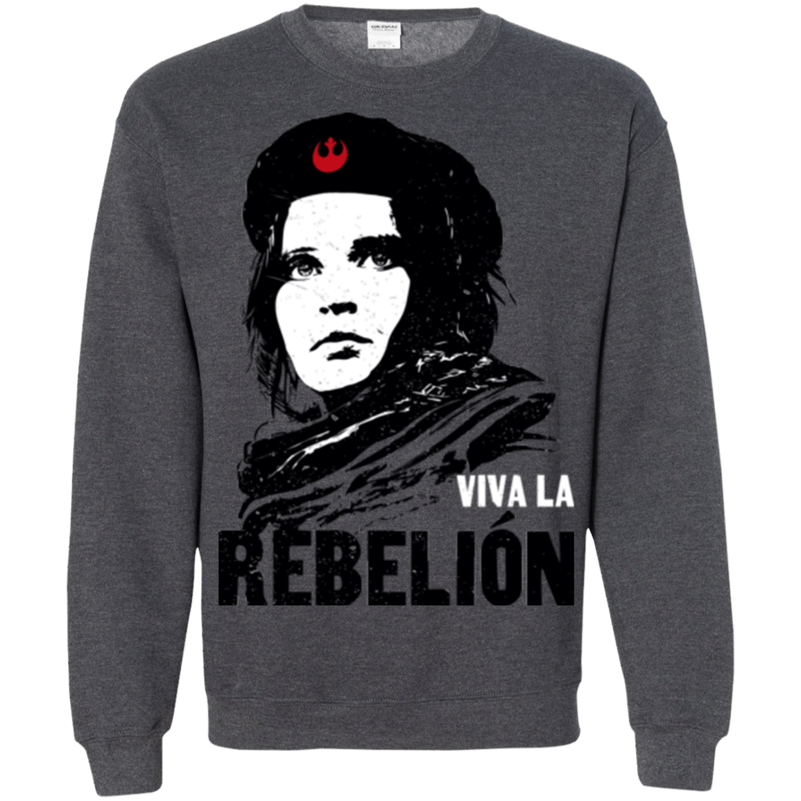 Sweatshirts Dark Heather / S Viva la Rebelion Crewneck Sweatshirt