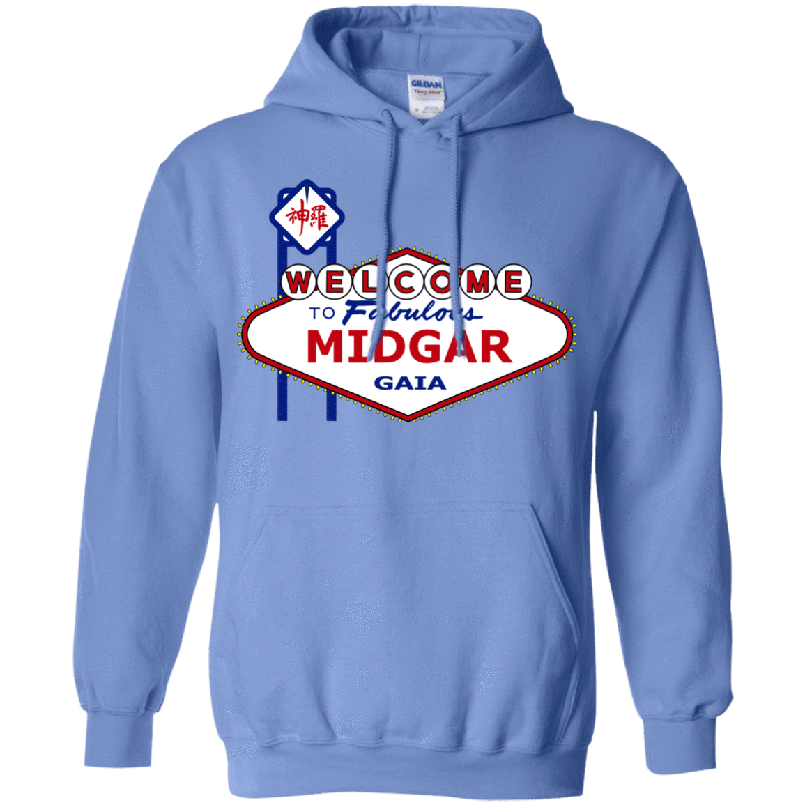 Sweatshirts Carolina Blue / Small Viva Midgar Pullover Hoodie