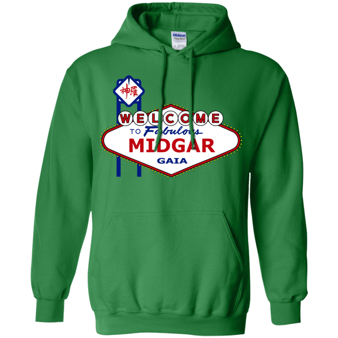 Sweatshirts Irish Green / Small Viva Midgar Pullover Hoodie