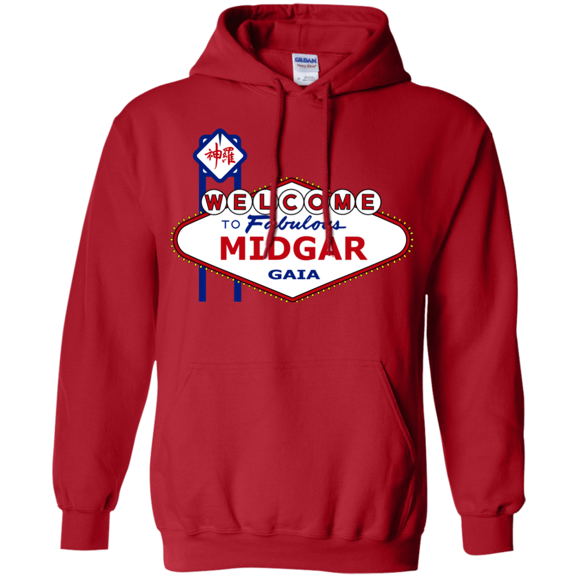Sweatshirts Red / Small Viva Midgar Pullover Hoodie
