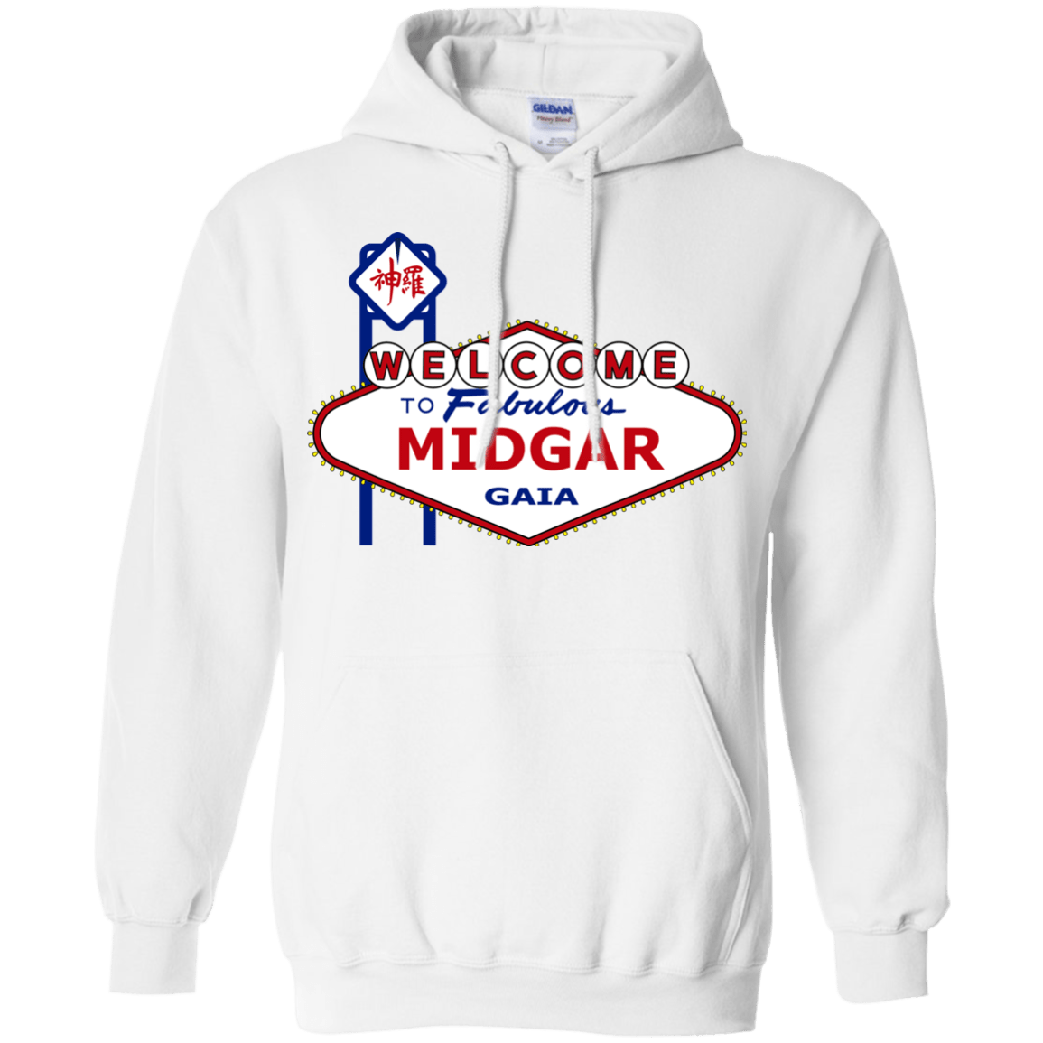 Sweatshirts White / Small Viva Midgar Pullover Hoodie