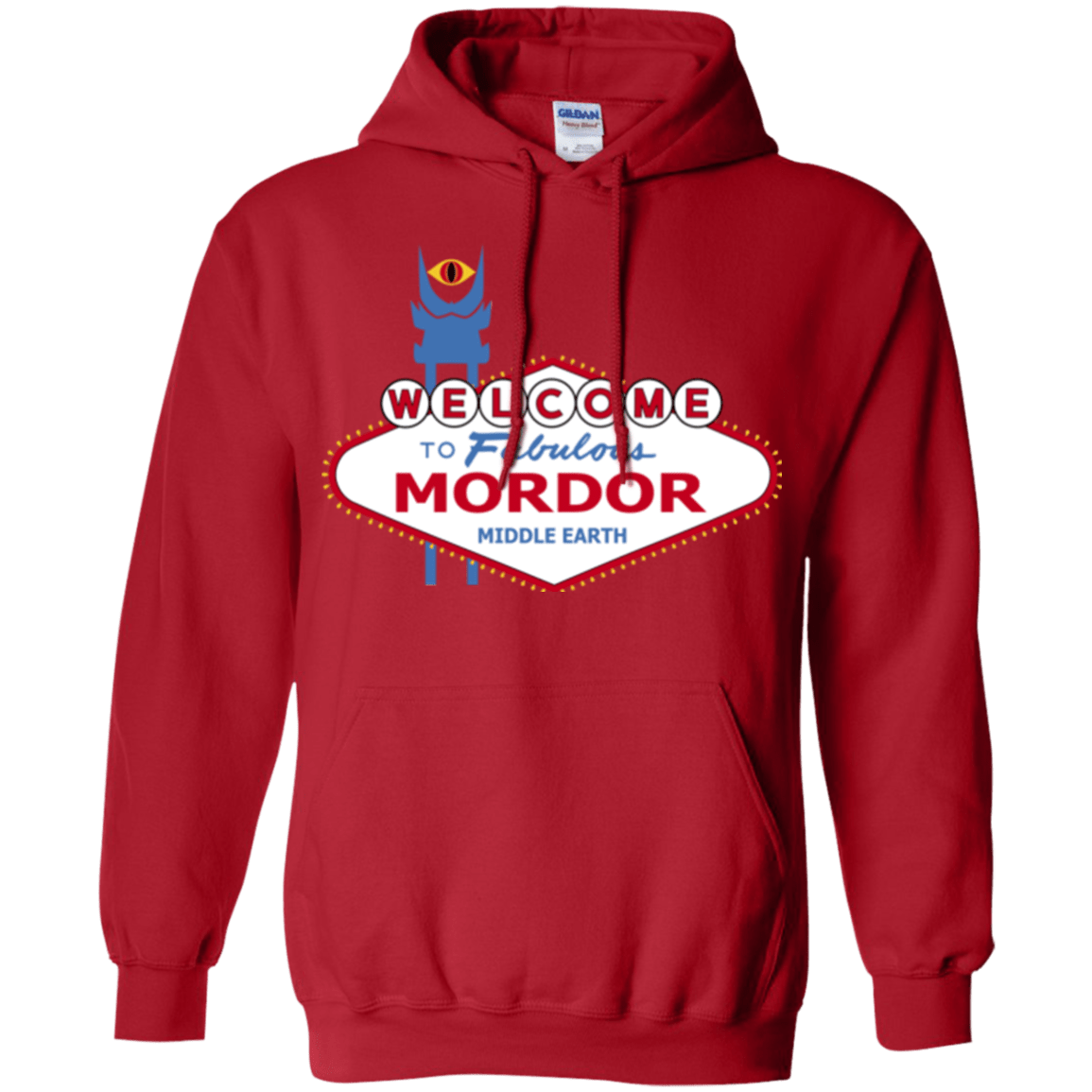 Sweatshirts Red / Small Viva Mordor Pullover Hoodie