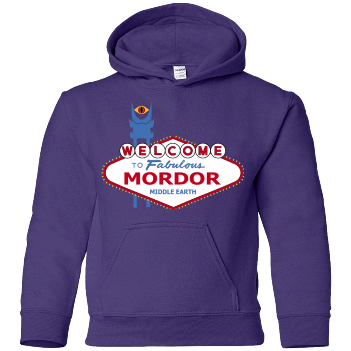 Sweatshirts Purple / YS Viva Mordor Youth Hoodie