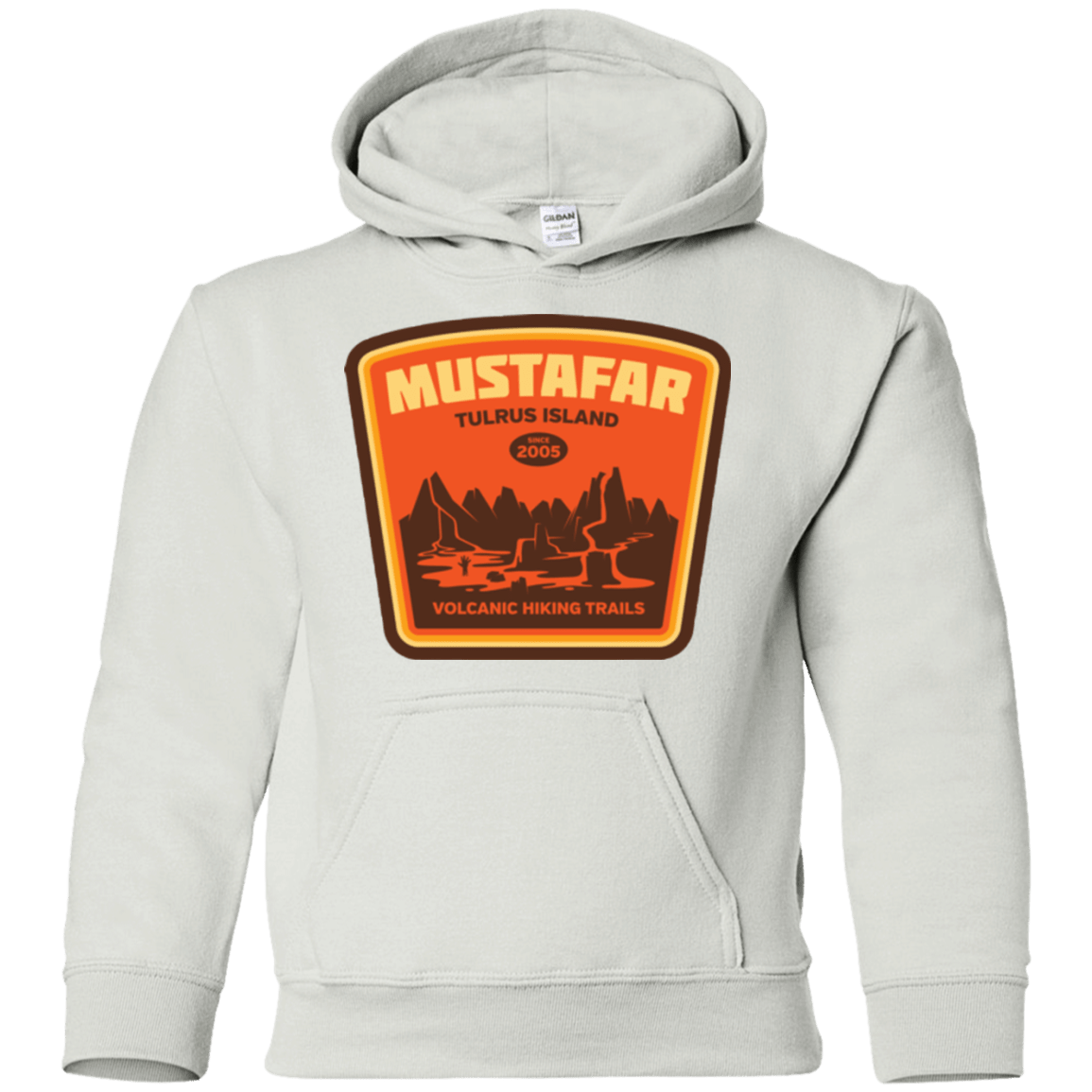 Sweatshirts White / YS Volcanic Hiking Trails Youth Hoodie