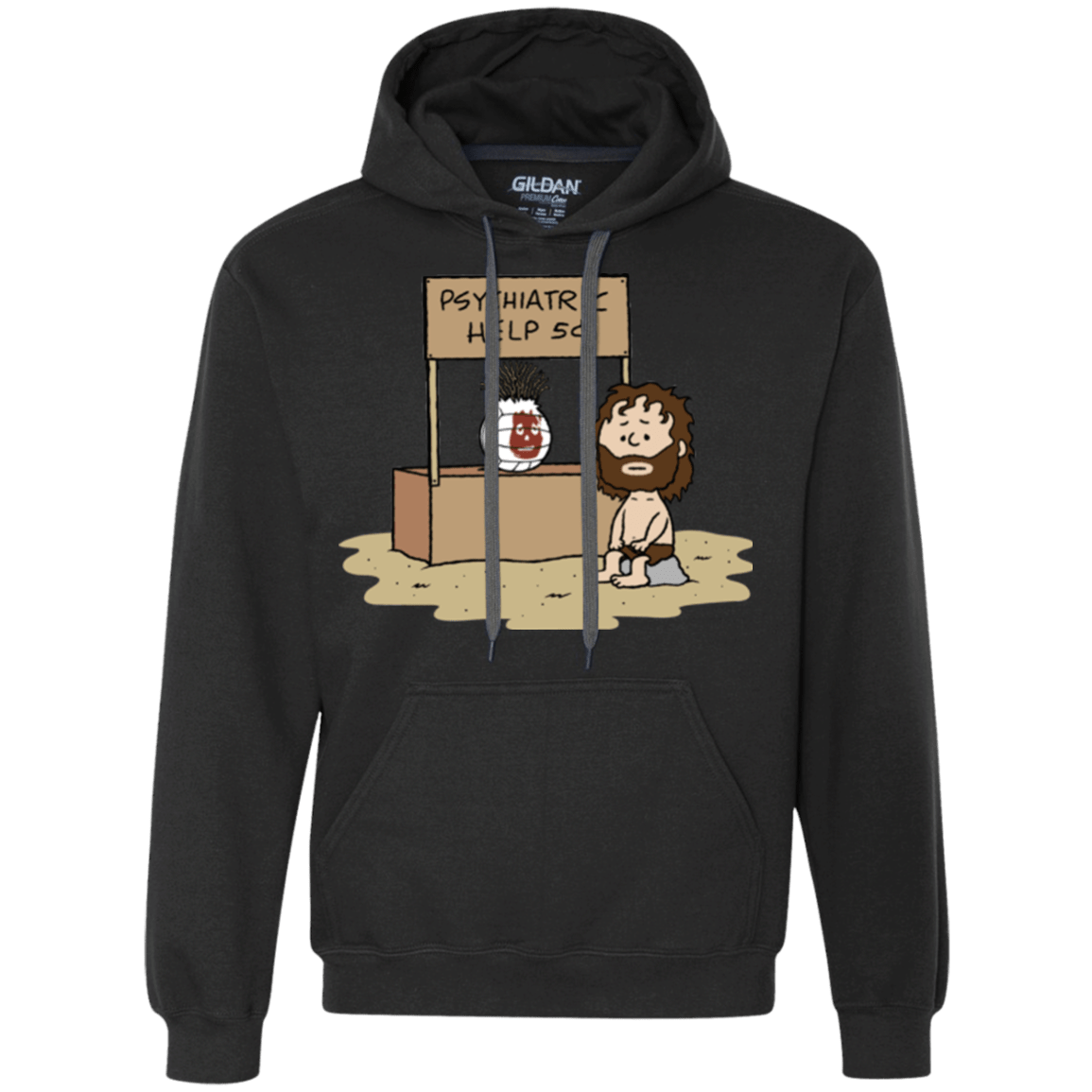 Sweatshirts Black / Small Volleyball Help Premium Fleece Hoodie