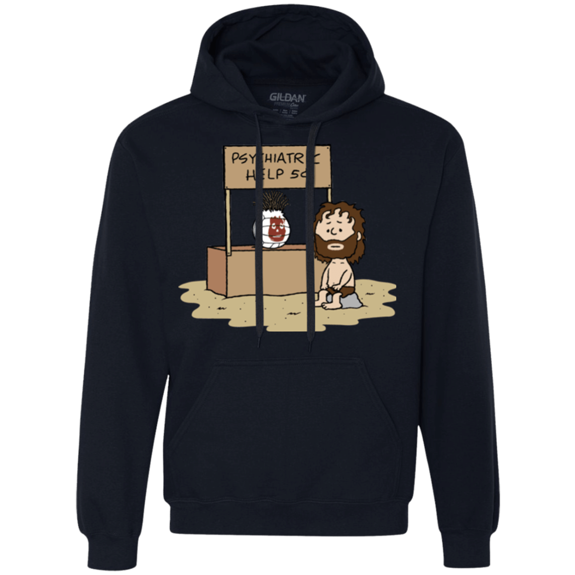 Sweatshirts Navy / Small Volleyball Help Premium Fleece Hoodie