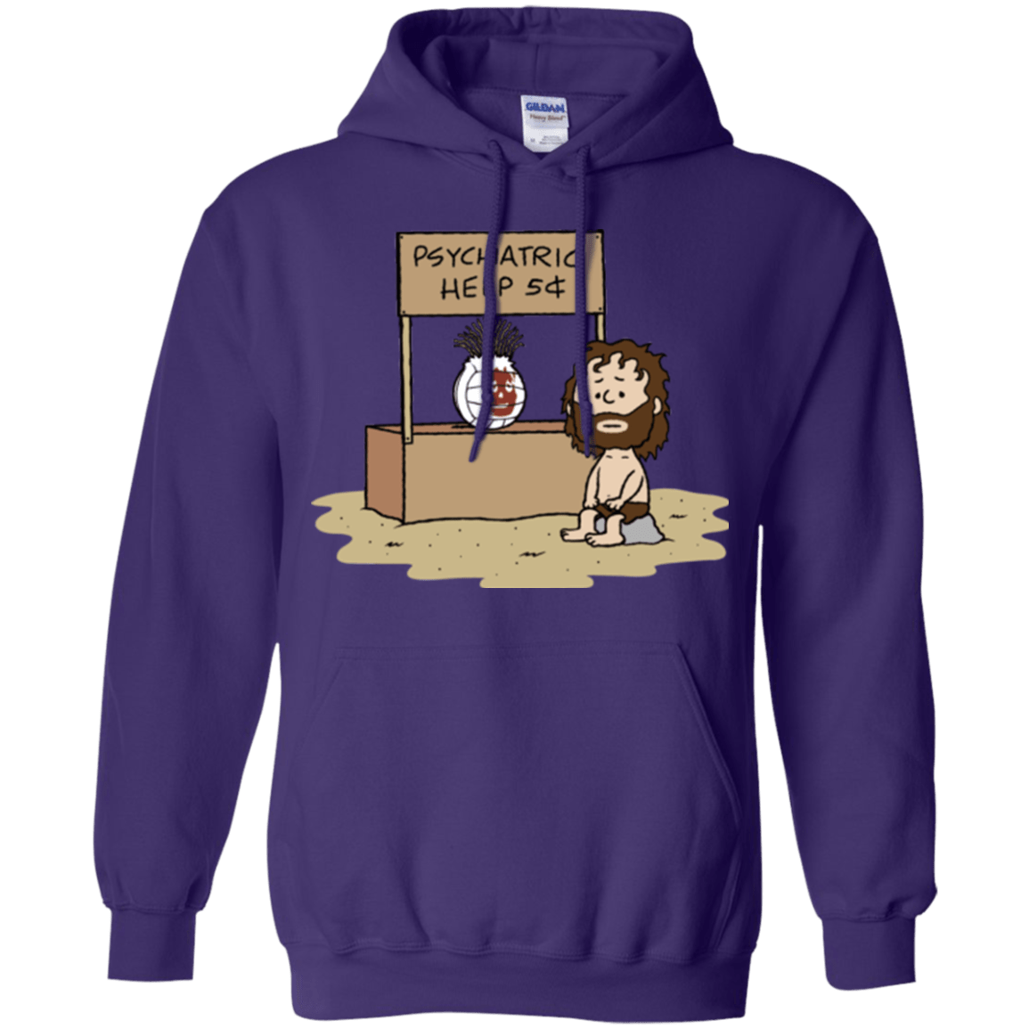 Sweatshirts Purple / Small Volleyball Help Pullover Hoodie