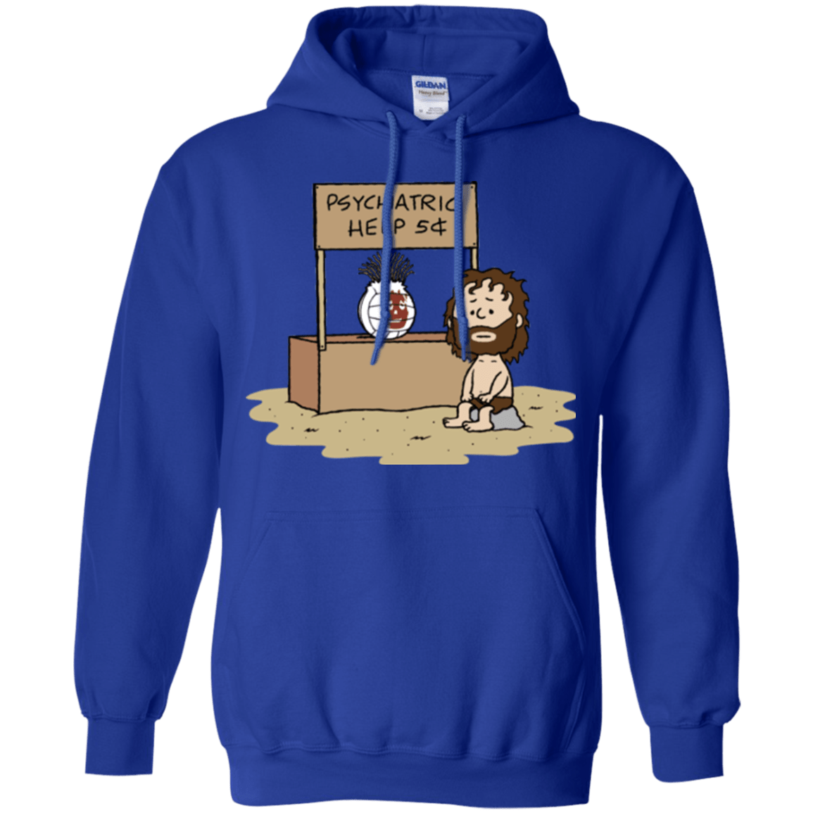 Sweatshirts Royal / Small Volleyball Help Pullover Hoodie