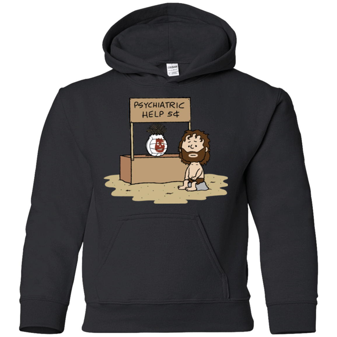 Sweatshirts Black / YS Volleyball Help Youth Hoodie