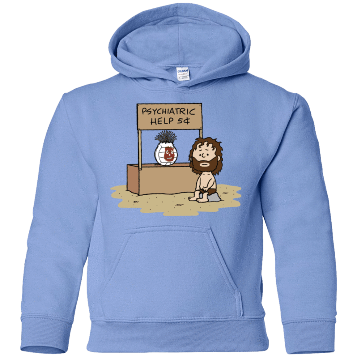 Sweatshirts Carolina Blue / YS Volleyball Help Youth Hoodie