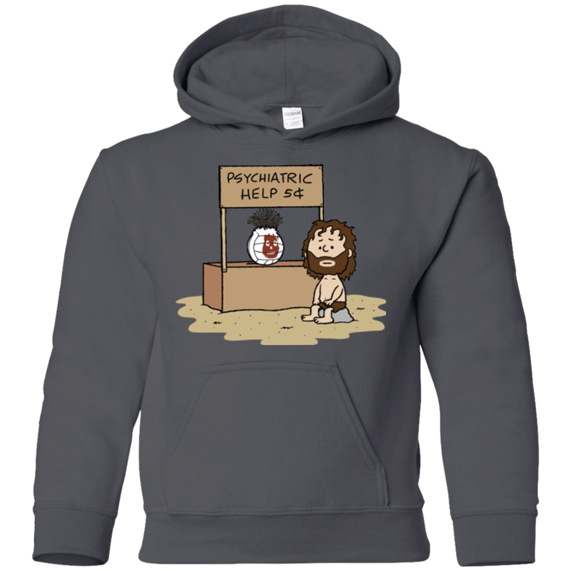 Sweatshirts Charcoal / YS Volleyball Help Youth Hoodie