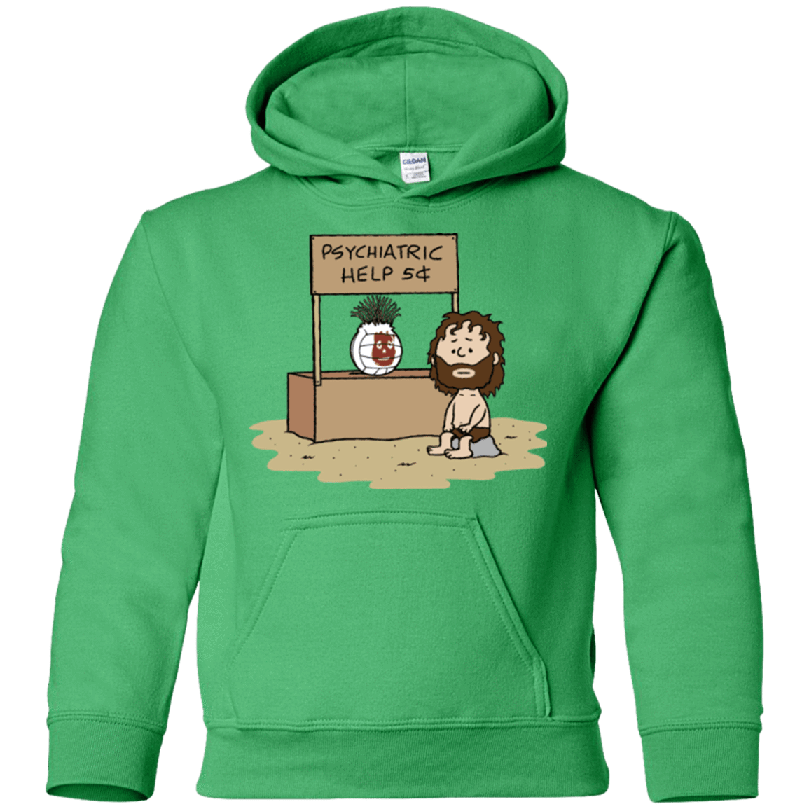 Sweatshirts Irish Green / YS Volleyball Help Youth Hoodie