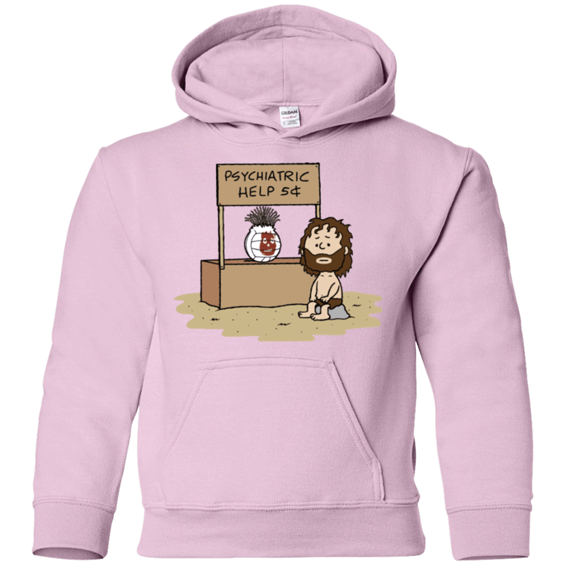 Sweatshirts Light Pink / YS Volleyball Help Youth Hoodie