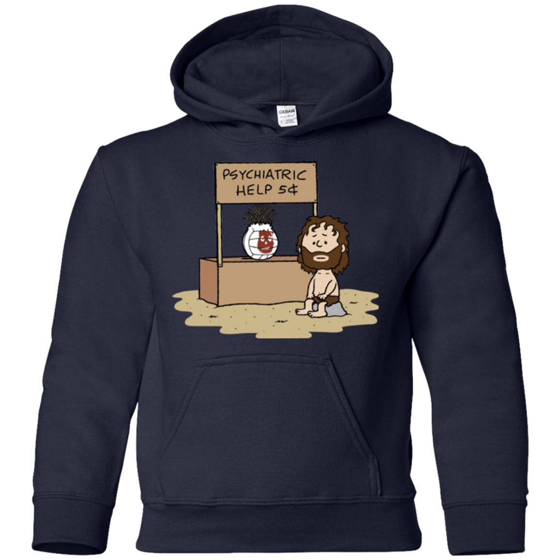 Sweatshirts Navy / YS Volleyball Help Youth Hoodie