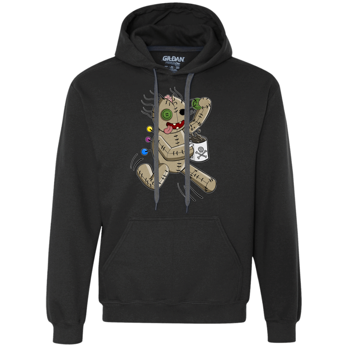 Sweatshirts Black / S Voodoo Coffee Runner Premium Fleece Hoodie