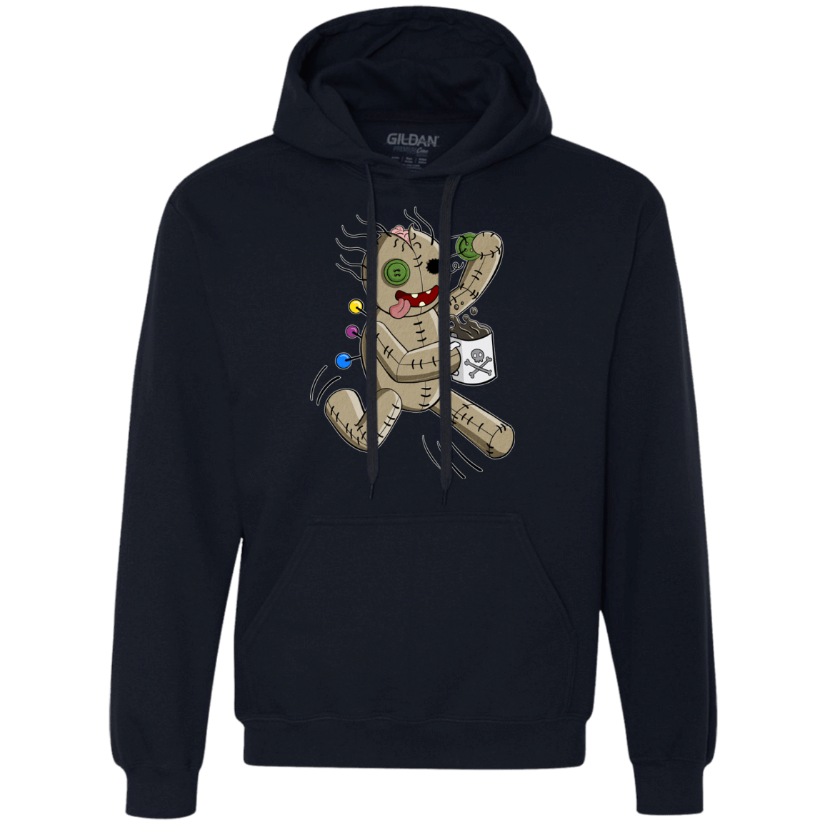 Sweatshirts Navy / S Voodoo Coffee Runner Premium Fleece Hoodie