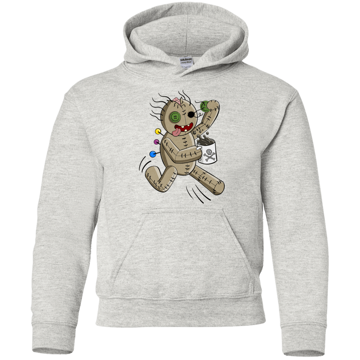 Sweatshirts Ash / YS Voodoo Coffee Runner Youth Hoodie