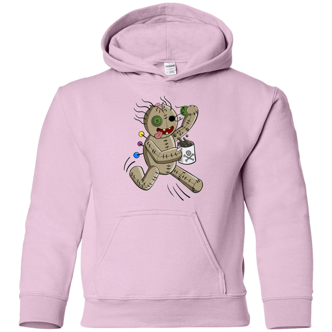 Sweatshirts Light Pink / YS Voodoo Coffee Runner Youth Hoodie