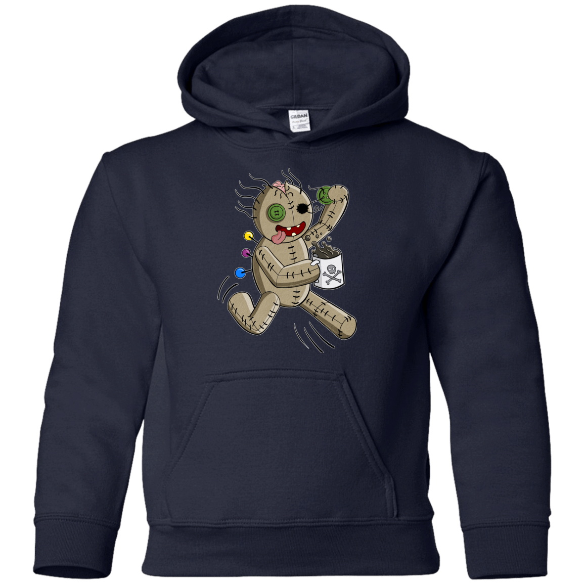 Sweatshirts Navy / YS Voodoo Coffee Runner Youth Hoodie