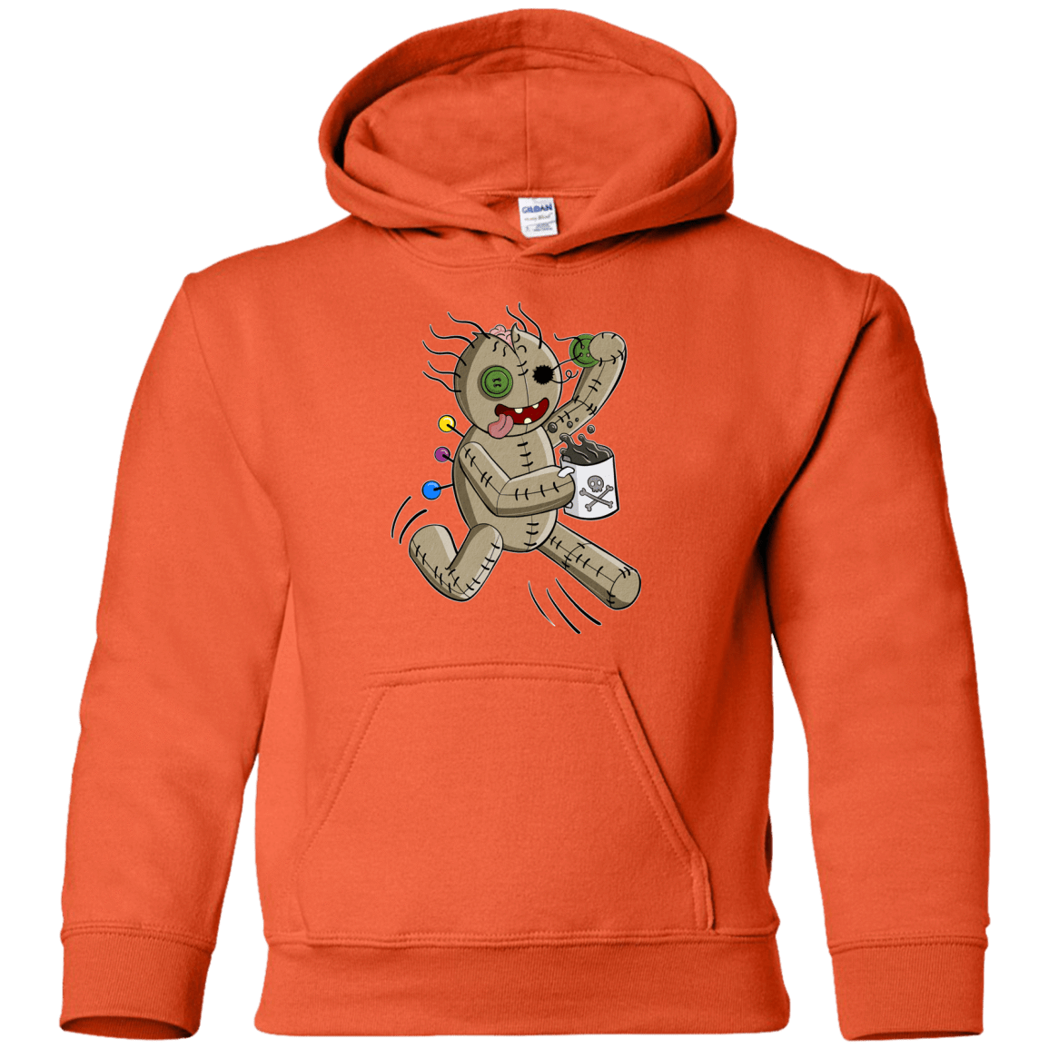 Sweatshirts Orange / YS Voodoo Coffee Runner Youth Hoodie