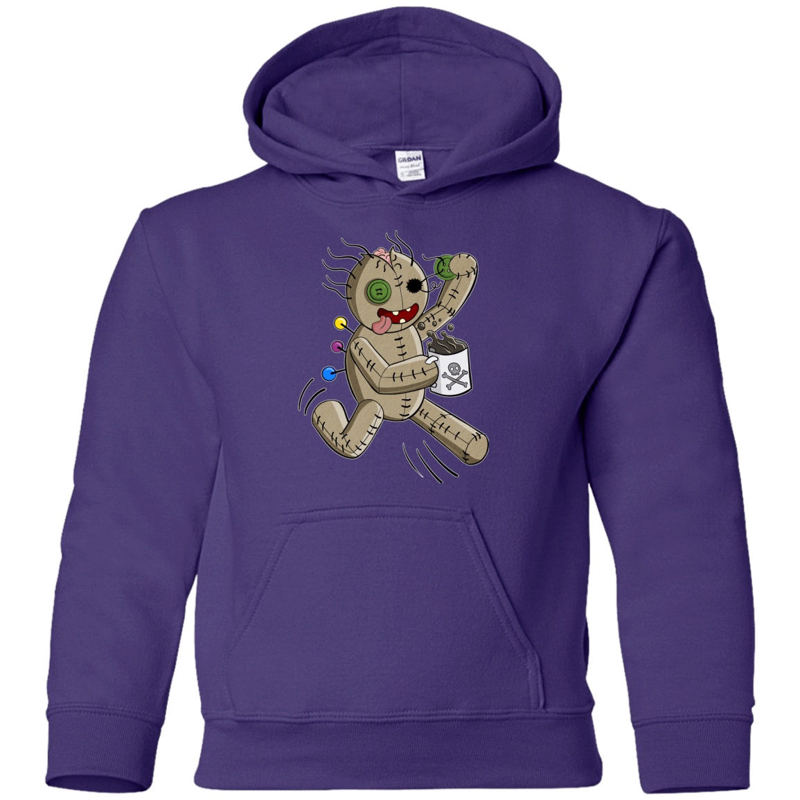 Sweatshirts Purple / YS Voodoo Coffee Runner Youth Hoodie