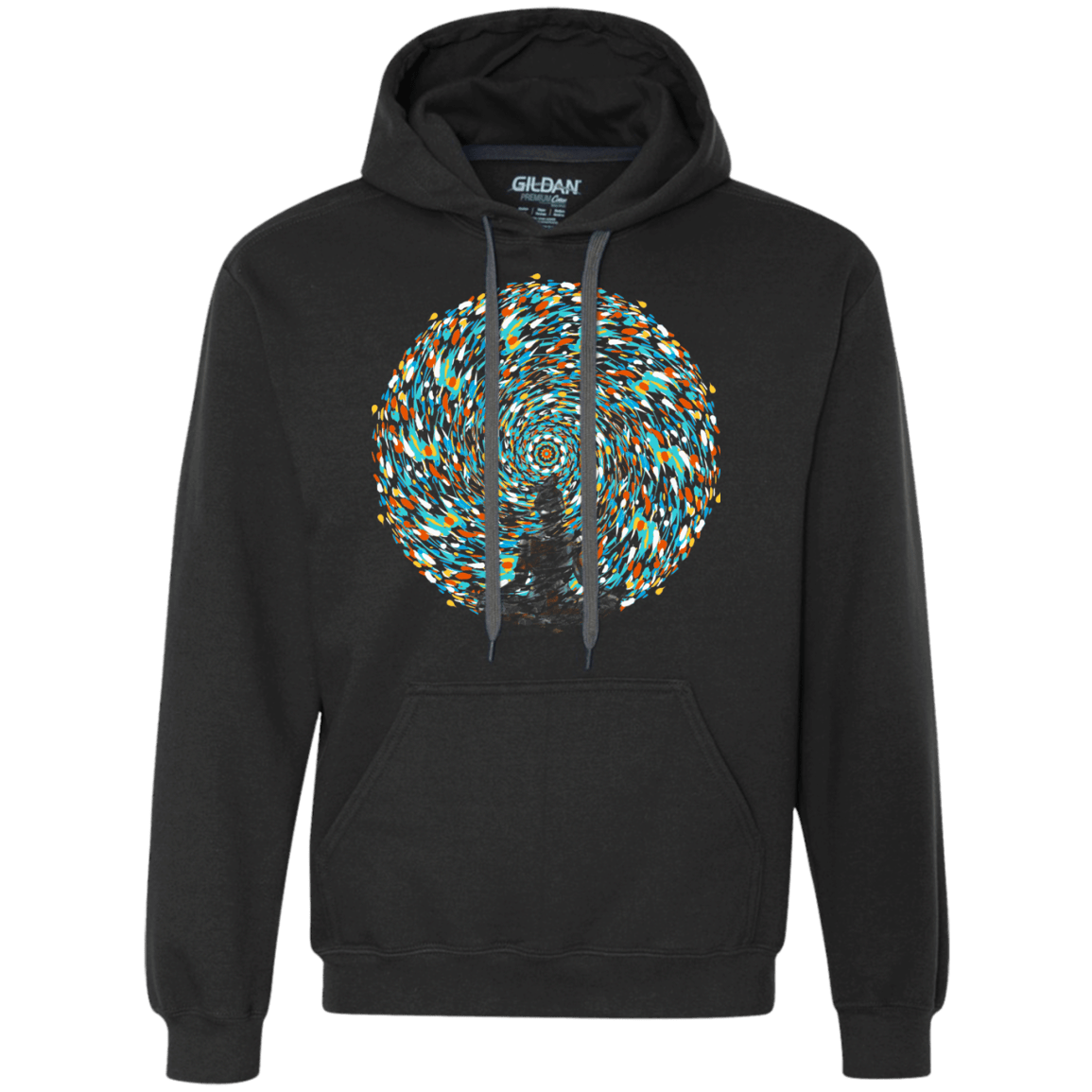 Sweatshirts Black / S Vortex Bending Premium Fleece Hoodie