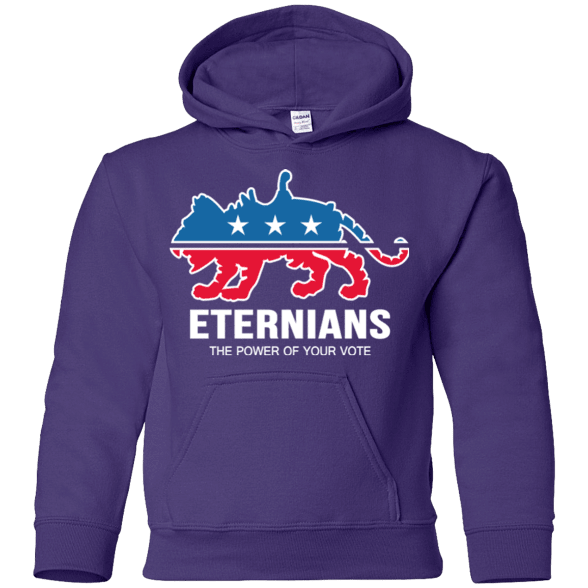 Sweatshirts Purple / YS Vote Eternians Youth Hoodie