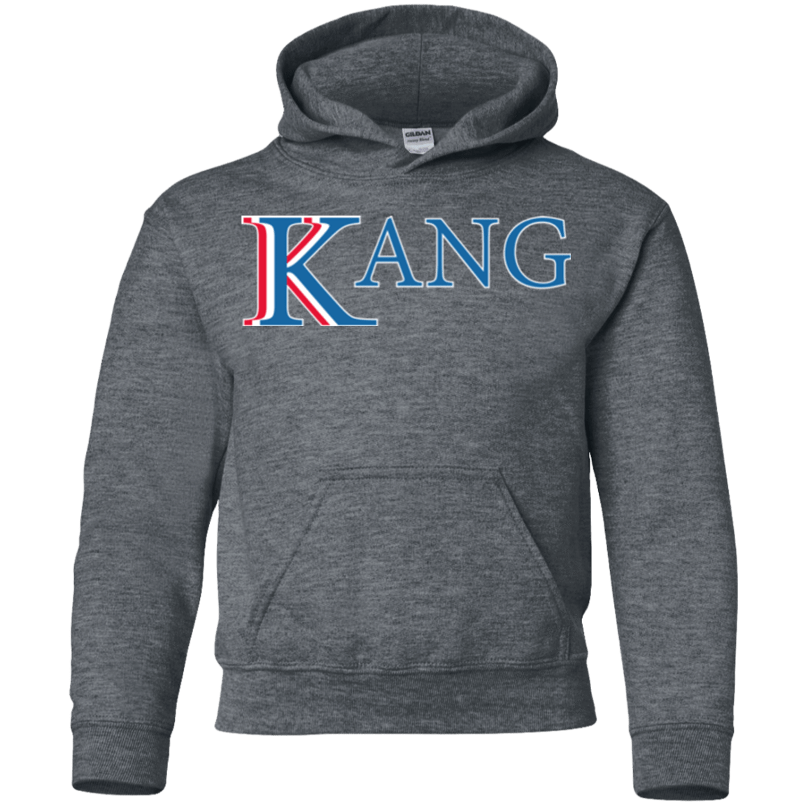 Sweatshirts Dark Heather / YS Vote for Kang Youth Hoodie