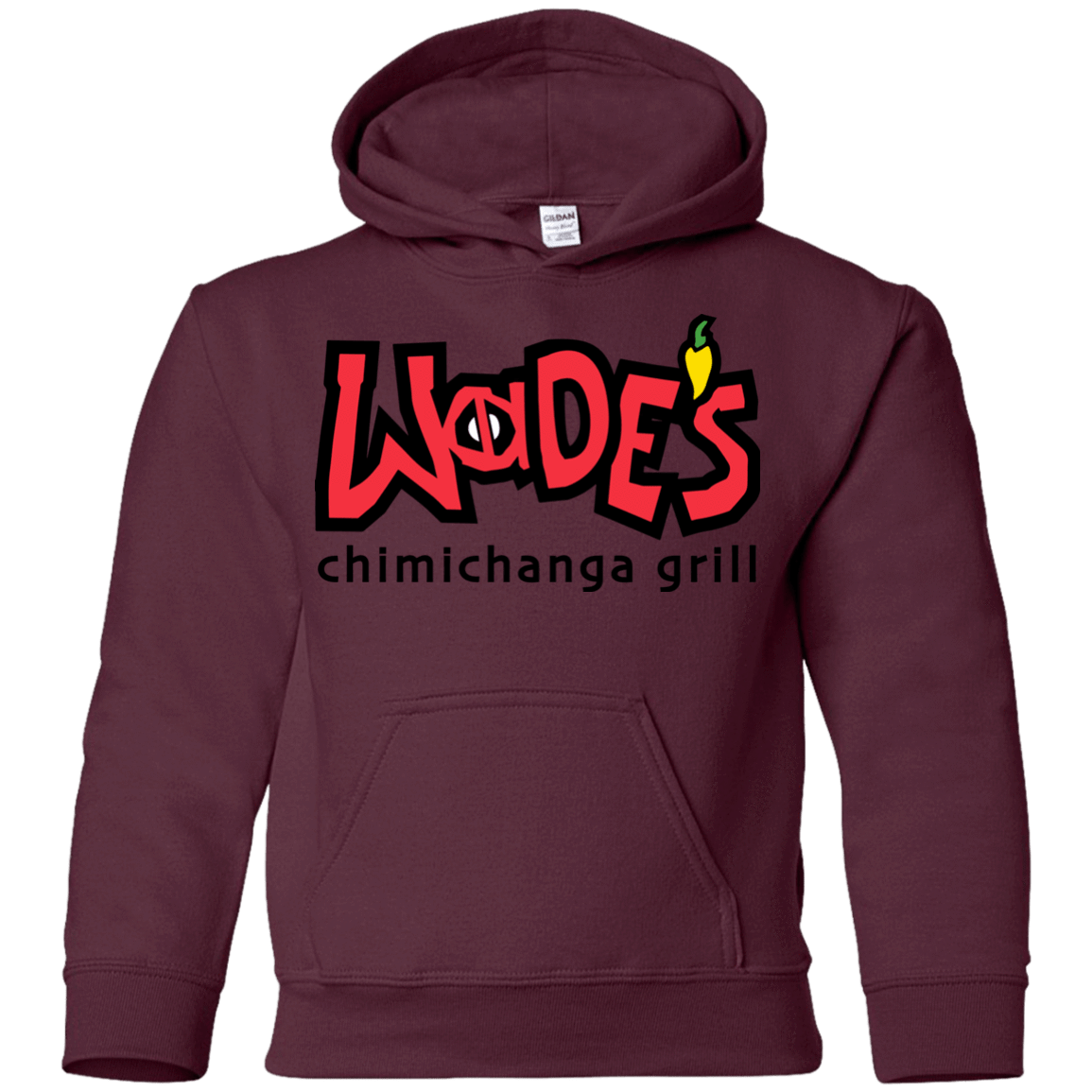 Sweatshirts Maroon / YS Wades Grill Youth Hoodie