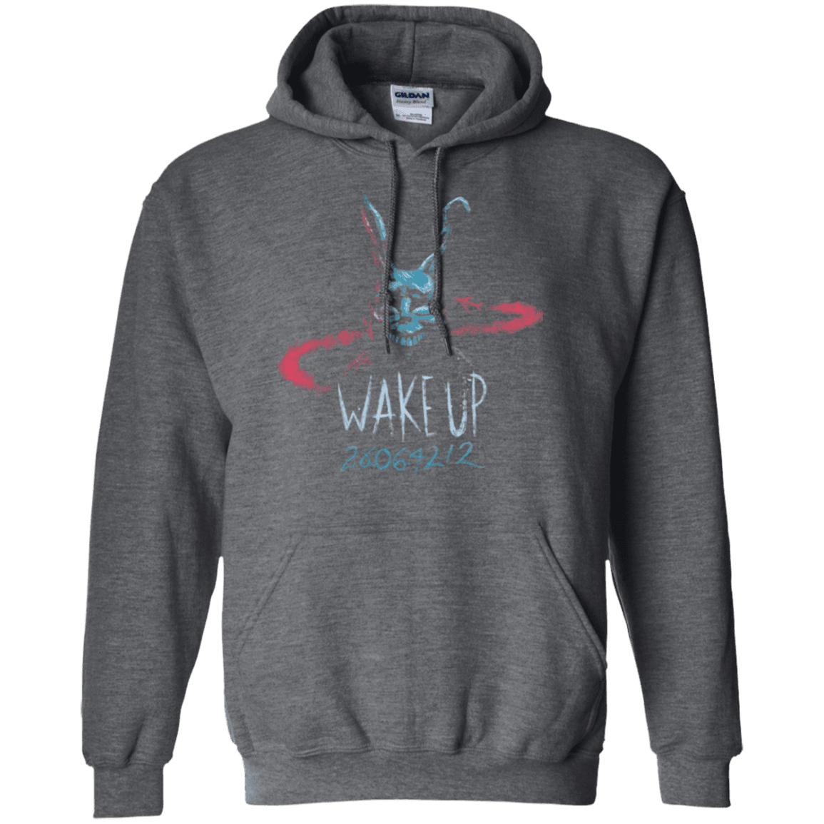 Sweatshirts Dark Heather / Small Wake up 28064212 Pullover Hoodie