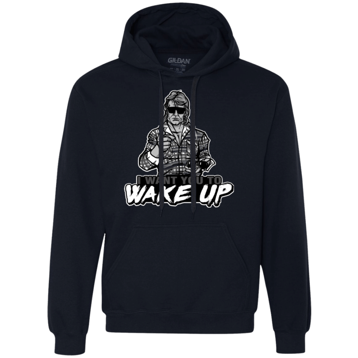 Sweatshirts Navy / Small Wake Up Premium Fleece Hoodie