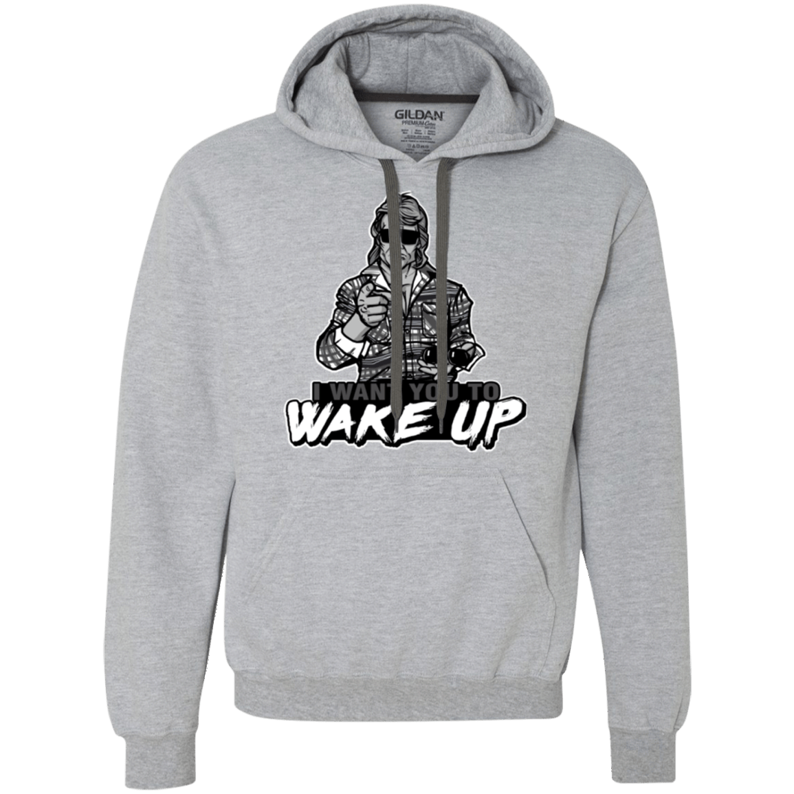 Sweatshirts Sport Grey / Small Wake Up Premium Fleece Hoodie