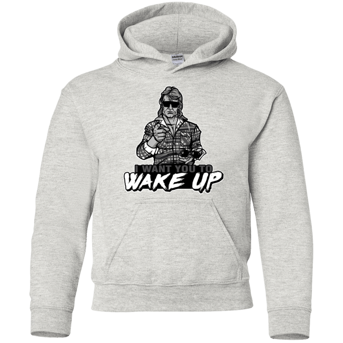 Sweatshirts Ash / YS Wake Up Youth Hoodie